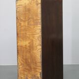 1950s Tambour Office Wooden Cabinet