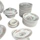 Tableware, Limoges porcelain service Bernardaud Trees of India 20th century