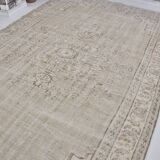 Beige Anatolian Handknotted Wool Rug sku 1487