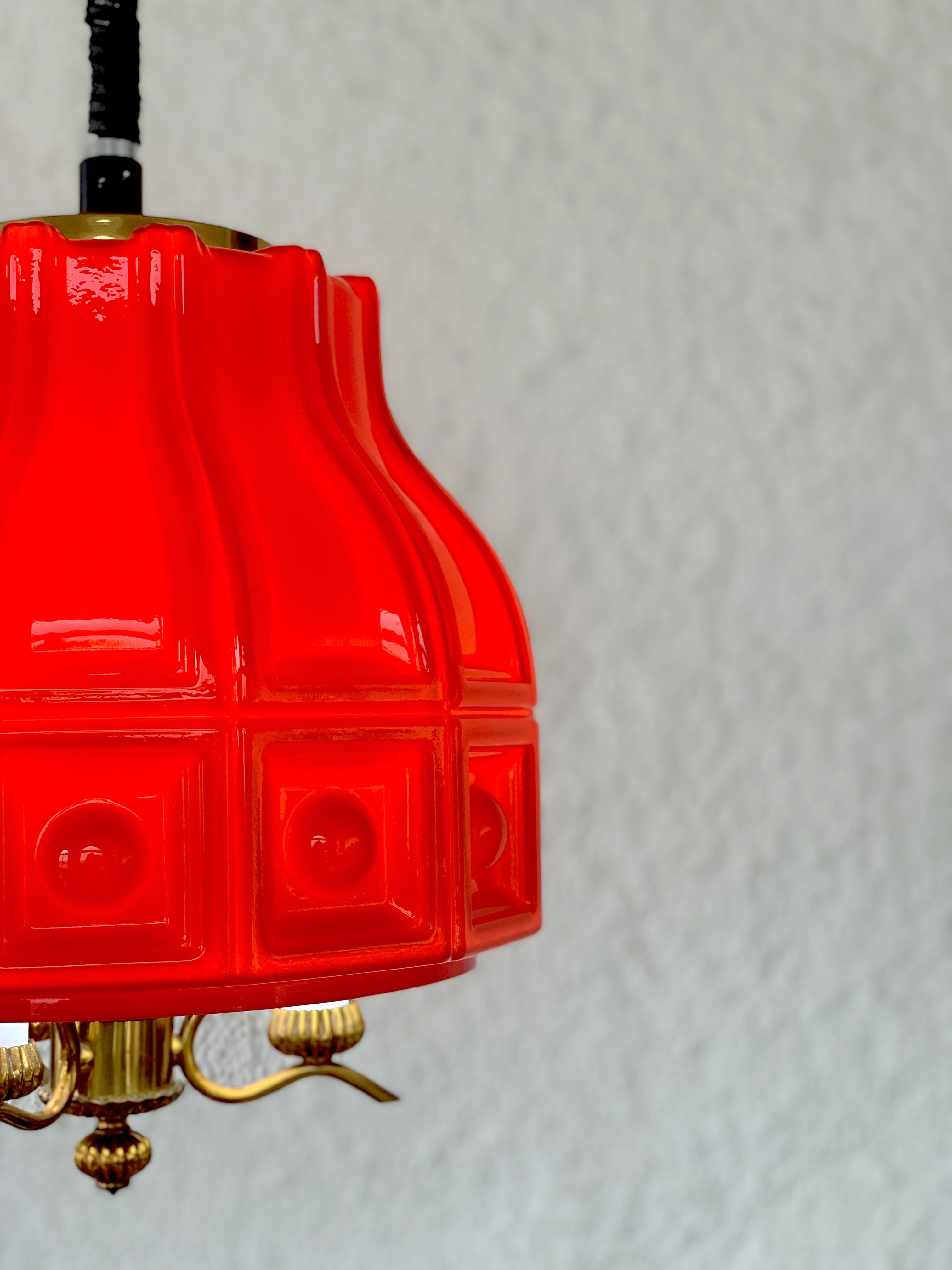 Helena Tynell pendant light for flygsfors Sweden, 1960s