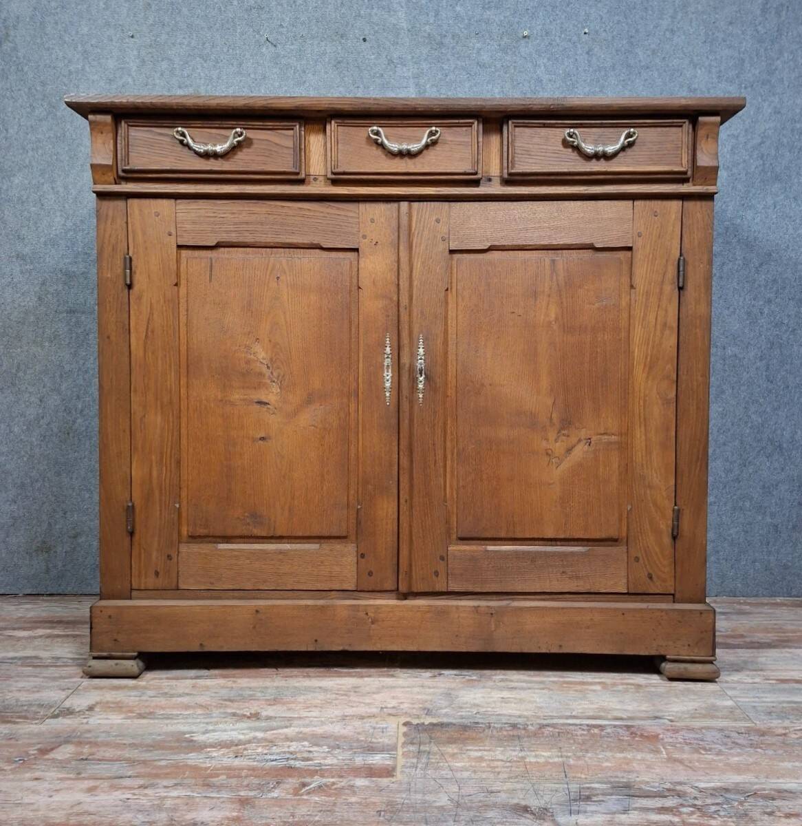 antique solid wood sideboard, full of charm and character.