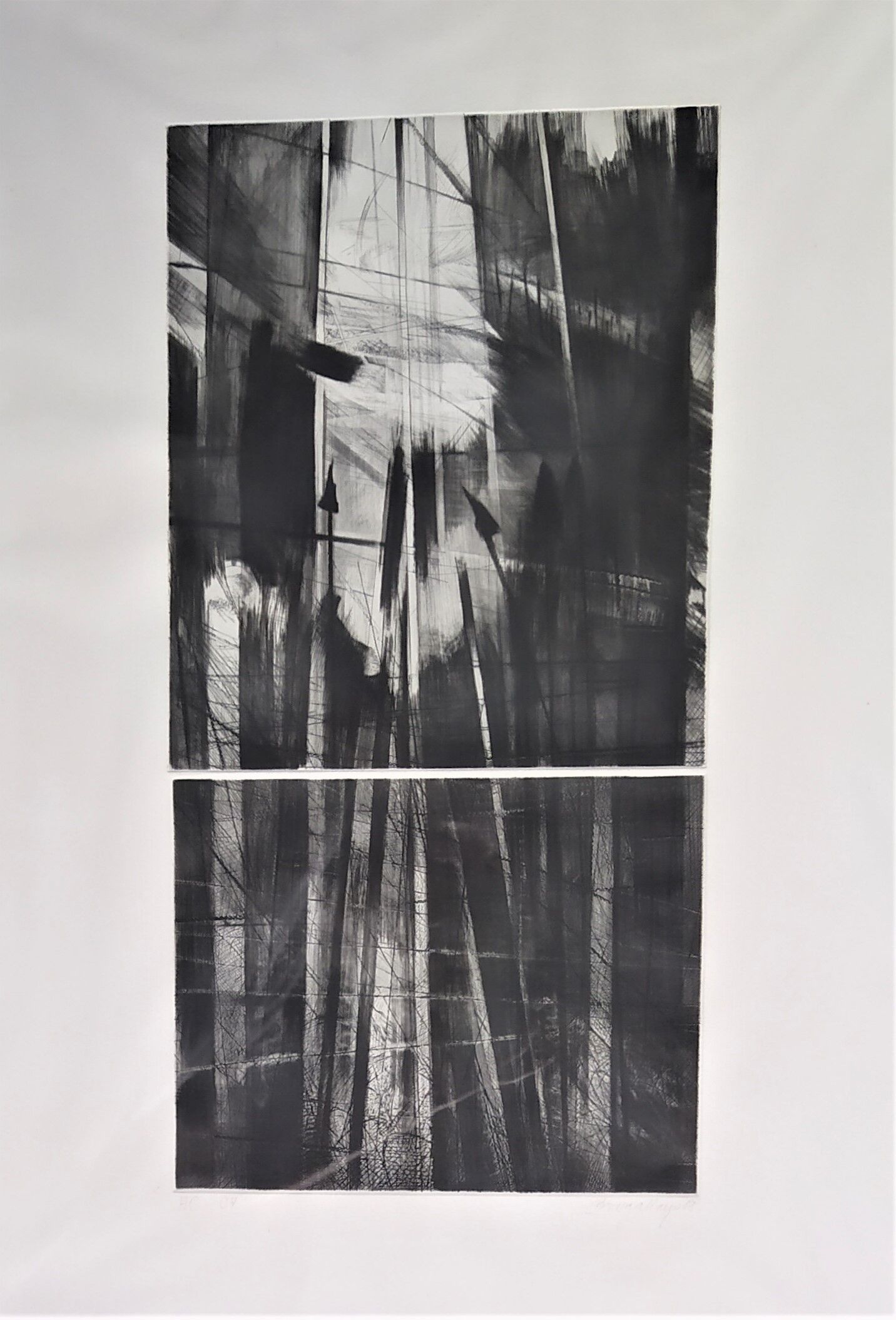 Original lithograph H.C. de BOISGALLAYO from 1988