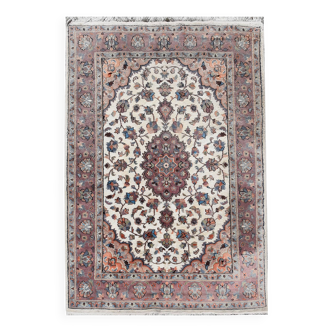 Jihangir oriental rug - wool and silk: 1.82 x 1.26 meters