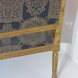 4 armchairs and a gilded wooden sofa Louis XVI style