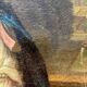 Tableau ancien, portrait d’une femme galante signé, début XVIII siècle