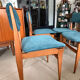 4 vintage Scandinavian style chairs