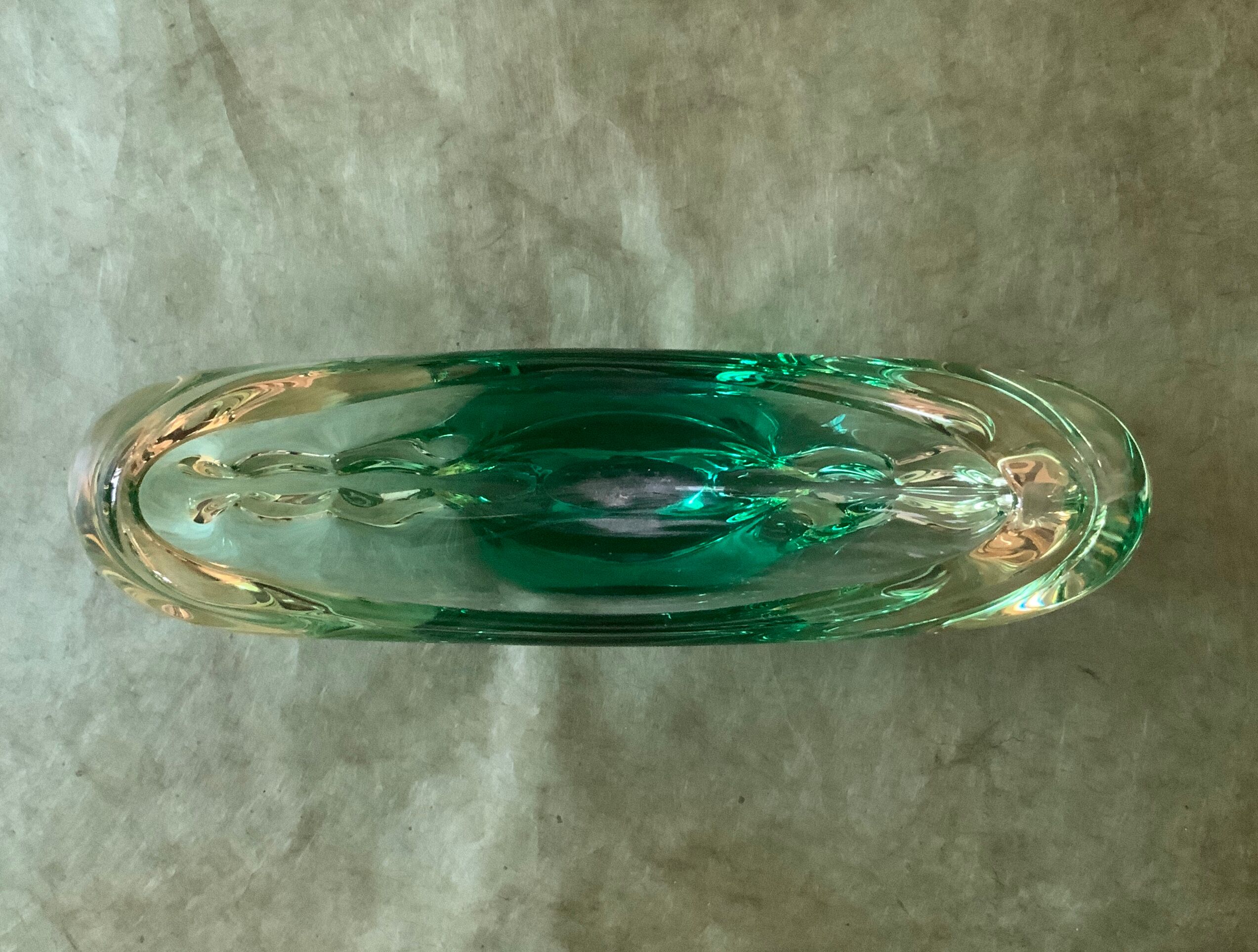 Murano glass cut