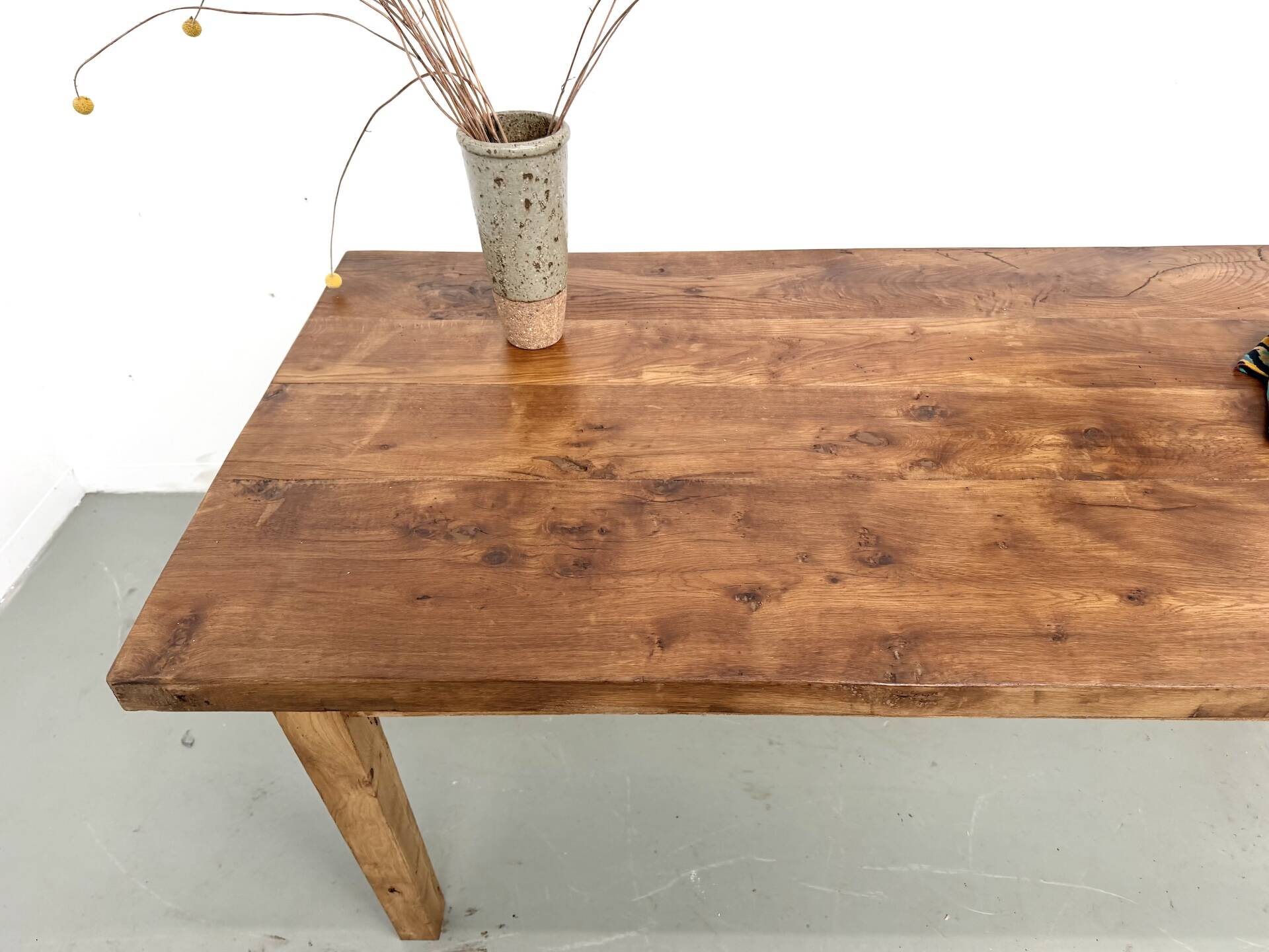 Table en chêne massif – années 50