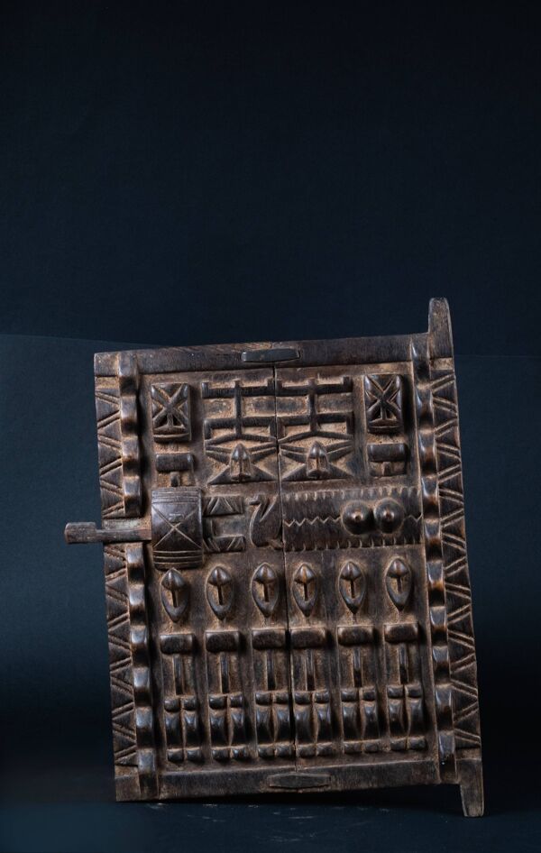 Volet Dogon en bois du Mali