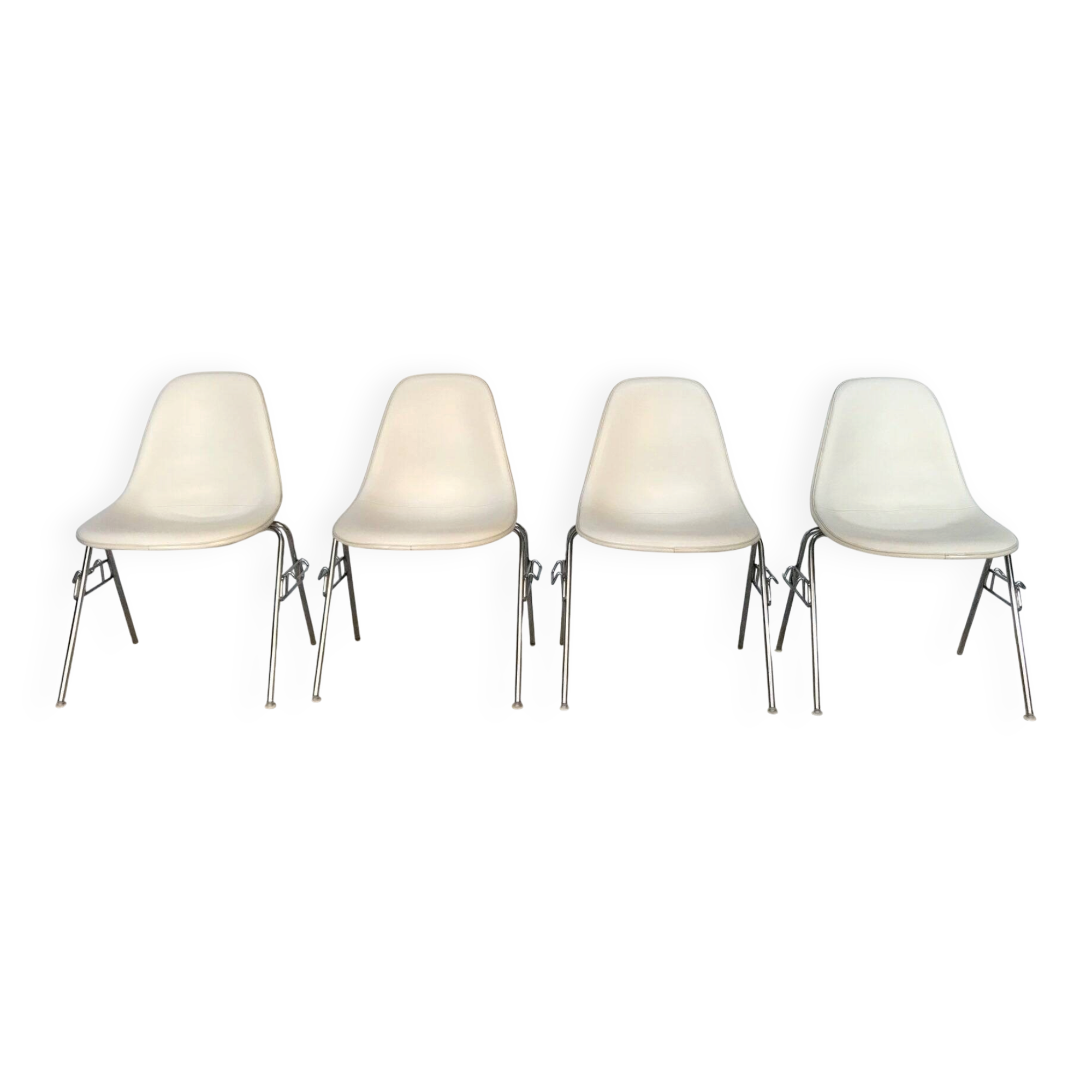 Early chairs by Charles & Ray Eames for Herman Miller, 1950s, set of 4