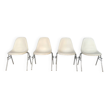 Early chairs by Charles & Ray Eames for Herman Miller, 1950s, set of 4