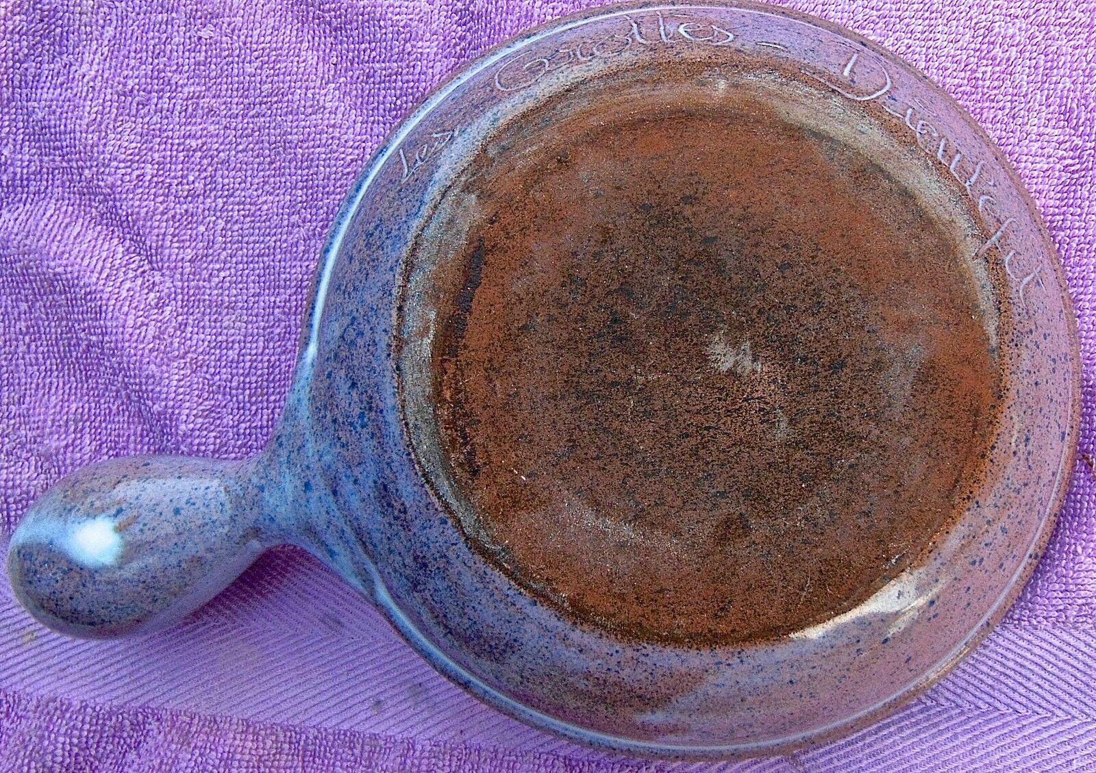 Ceramic poelon 50/60 " the caves, dieulefit "