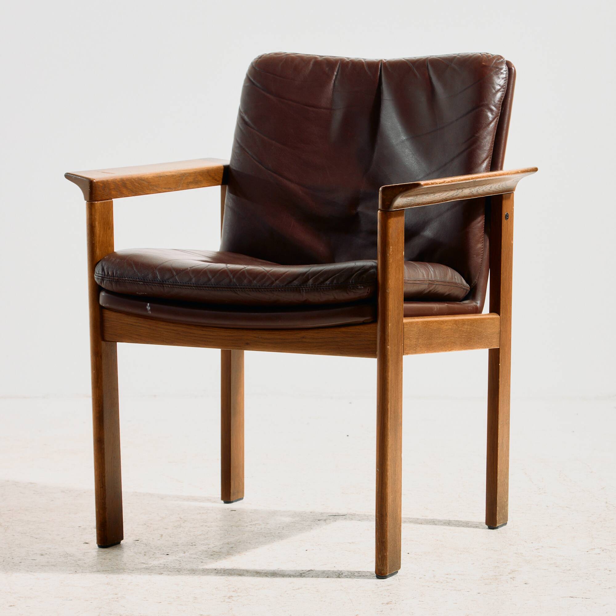 Oak armchair by Laszlo Mazák for Wiesner-Hager