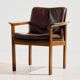 Oak armchair by Laszlo Mazák for Wiesner-Hager