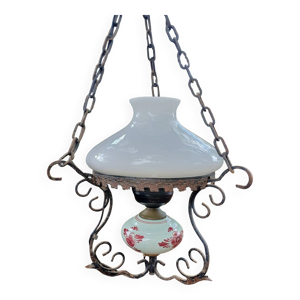 Lustre ancien fer forgé,