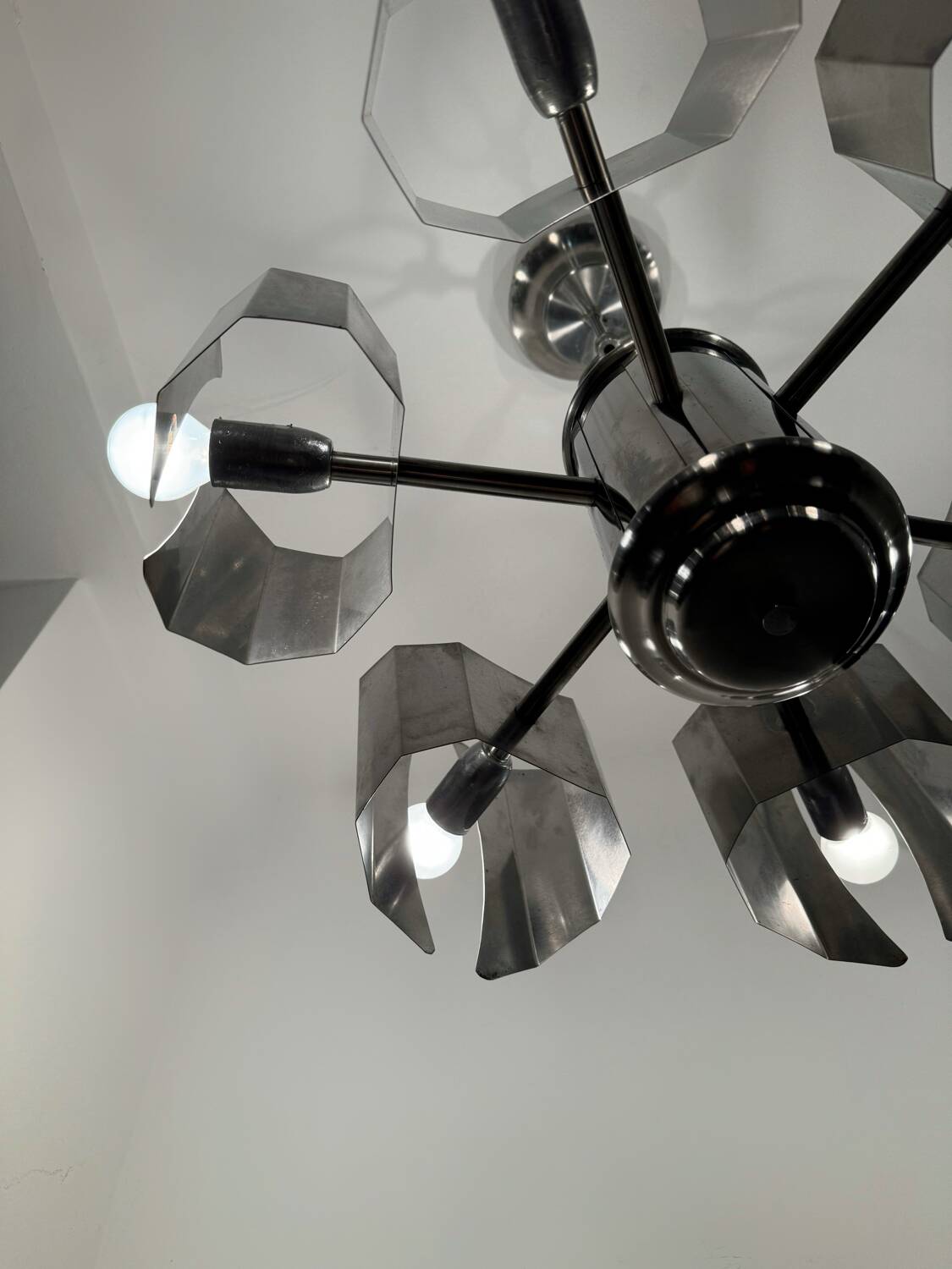 Space Age designer chandelier from the 70s