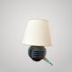 Art Deco lamp in black opaline – Jacques Adnet - elegance of the 1930s