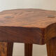 Tripod farmhouse stool in solid oak