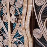 Shelf rattan peacock