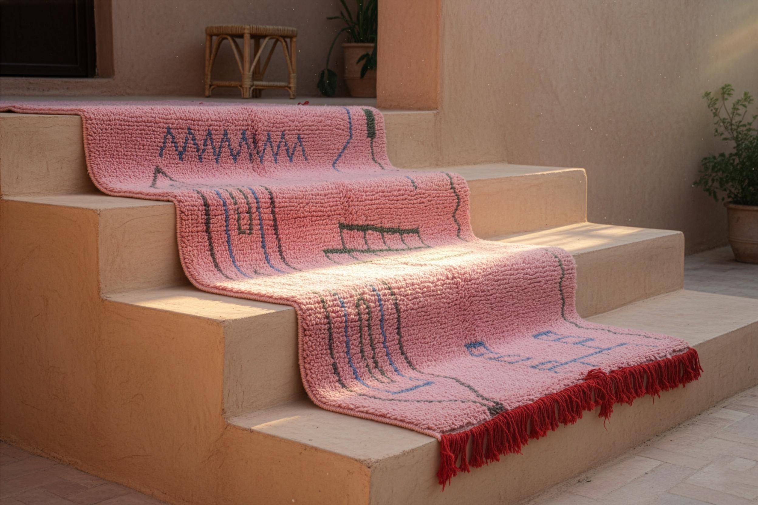 Handmade Moroccan rug high quality 3x2 m