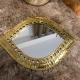 Hammered golden mirrors
