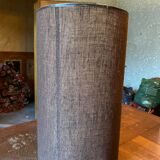 Large 70s brown lampshade