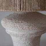 Large chamotted sandstone lamp