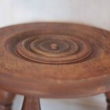 Vintage stool, tripod stool, occasional stool, wooden plant stand,