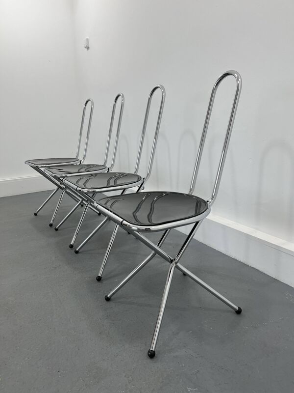 Chaises par Niels Gammelgaard pour Ikea, Suède, 1980s, Set de 4