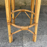 Pair of rattan stools