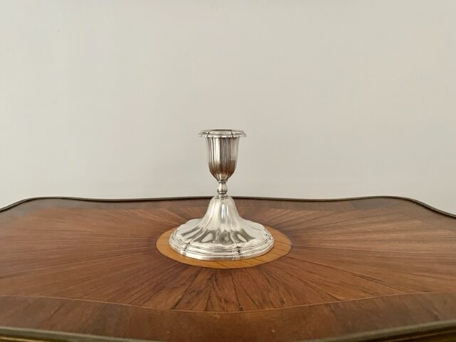 Silver metal wmf candle holder, 1900/1920