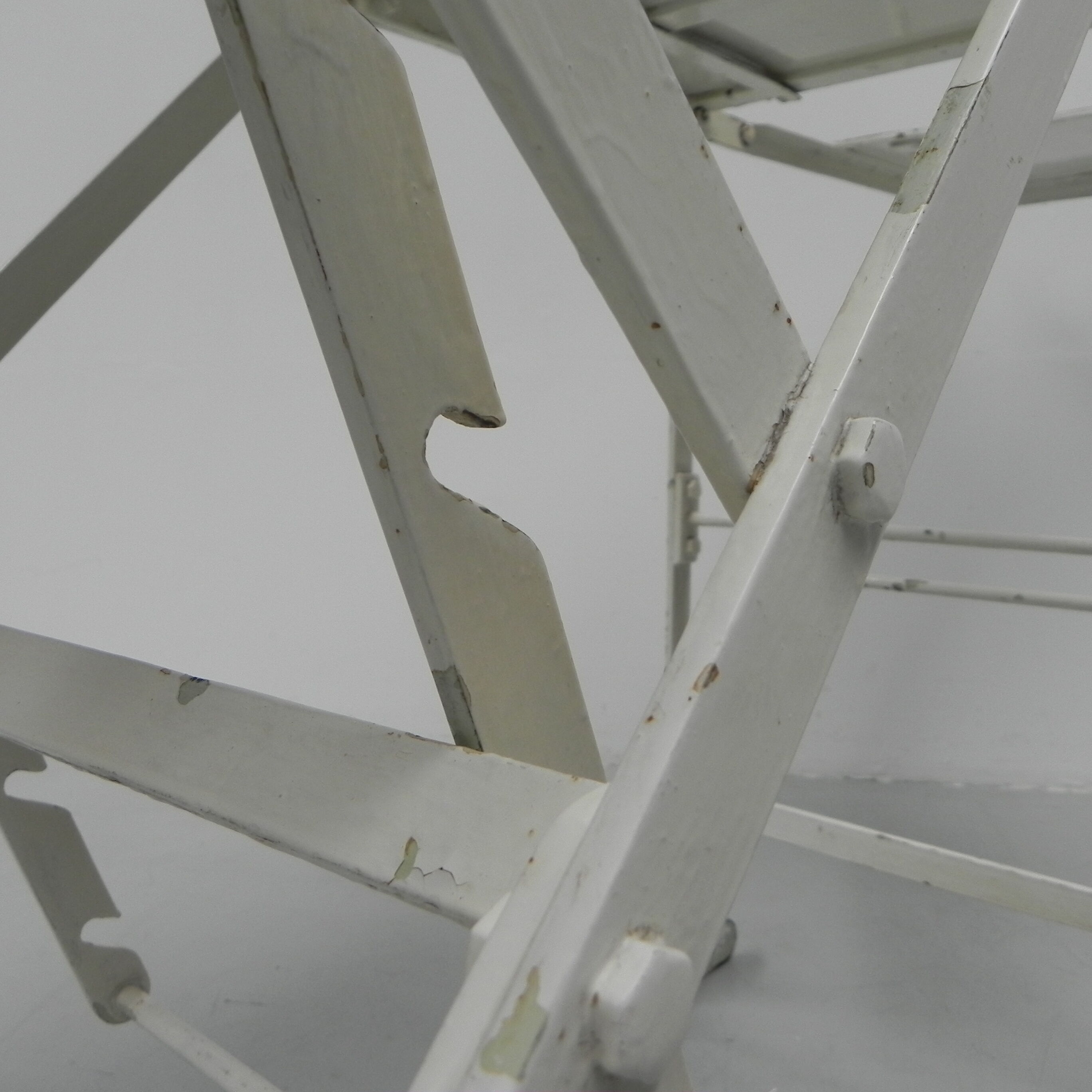 Industrial side table, hospital bed