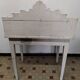 Ancienne coiffeuse en bois vintage