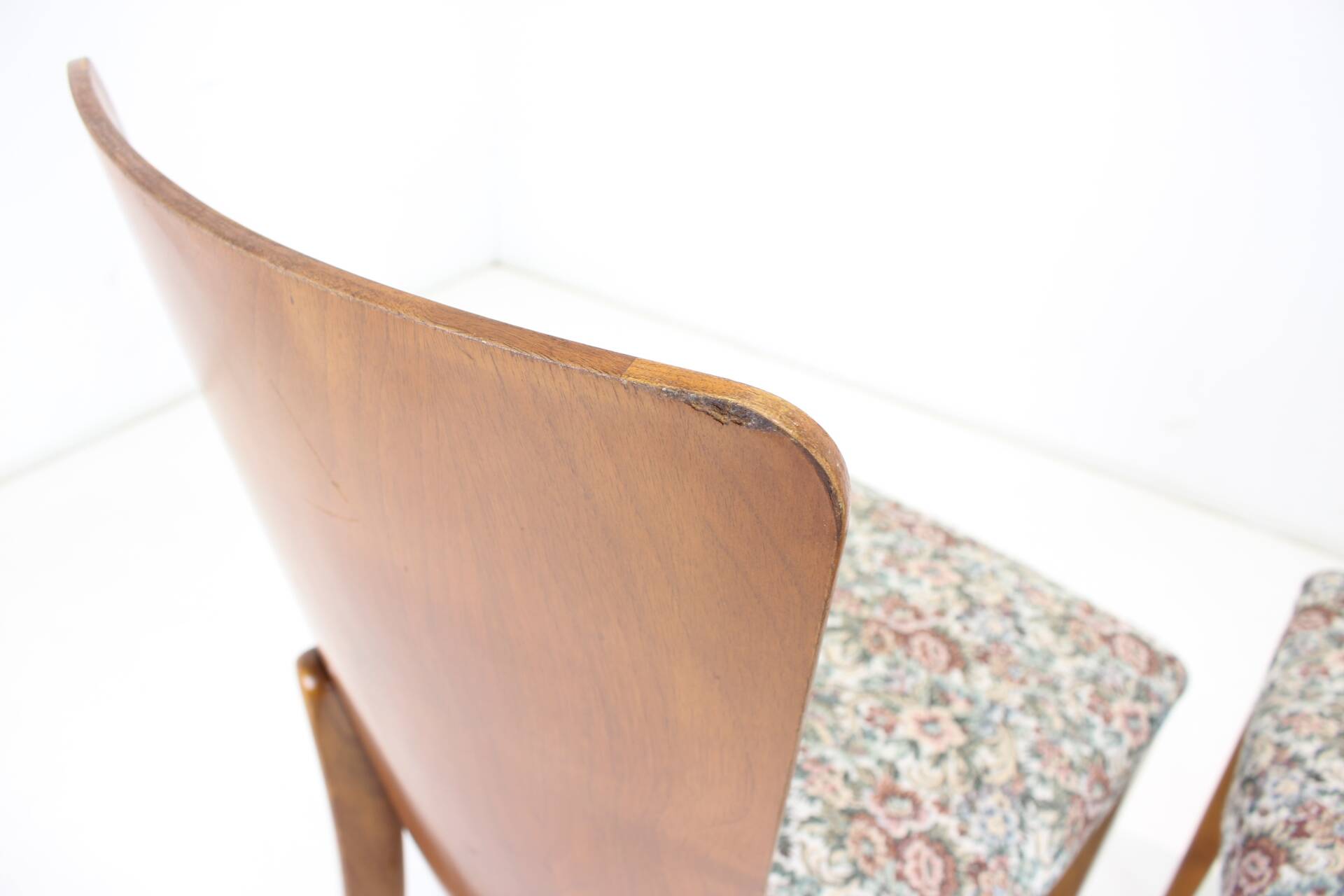 1950s Jindrich Halabala Dining Chairs H-214 for UP Závody, Set of 4