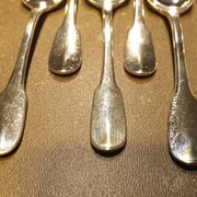 Box of 12 coffee spoons by the brand CHRISTOFLE, model CLUNY.