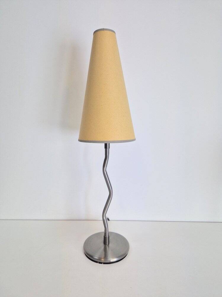 Vintage Squiggle Antimon Zigzag Table Lamp from Ikea, 1996