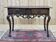 18th century English rustic console in chestnut and cherry