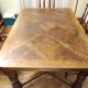 Solid oak dining table