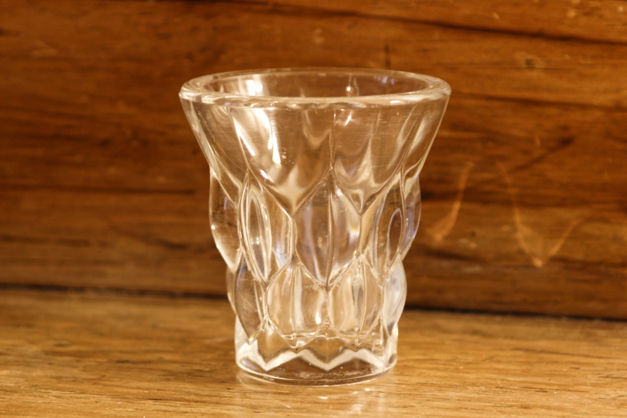 Small crystal vase, Val St Lambert