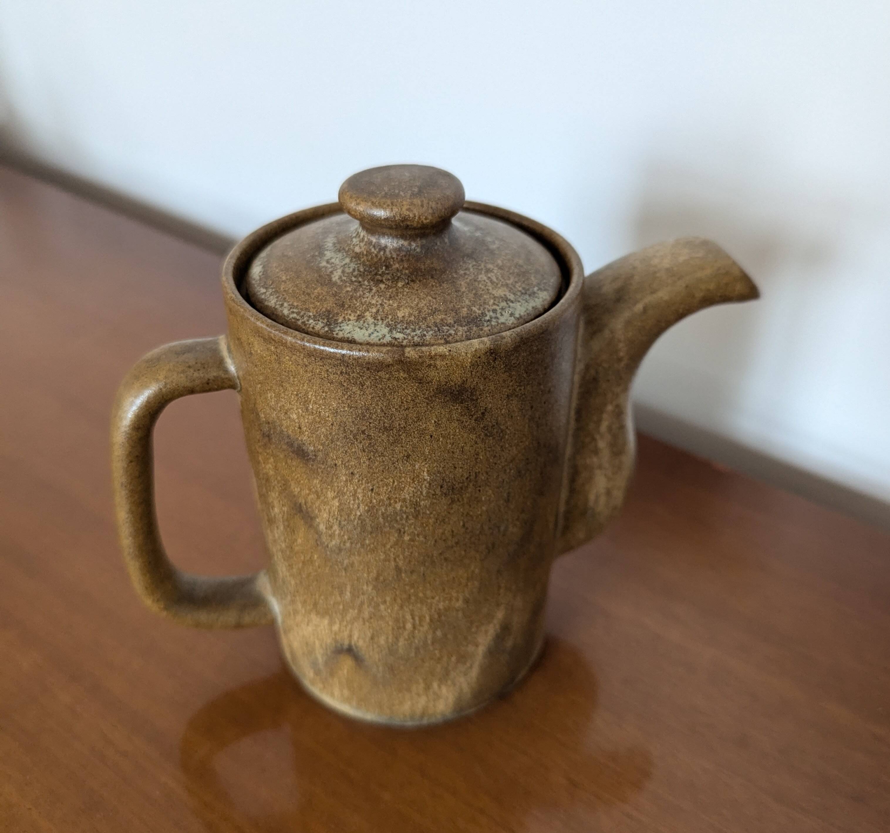Vintage stoneware coffee pot