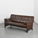 Canapé en cuir De Sede, modèle DS 14, circa 1990