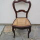 Antique canned chair