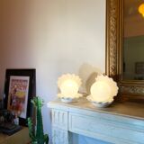 Set 2 shell lamps