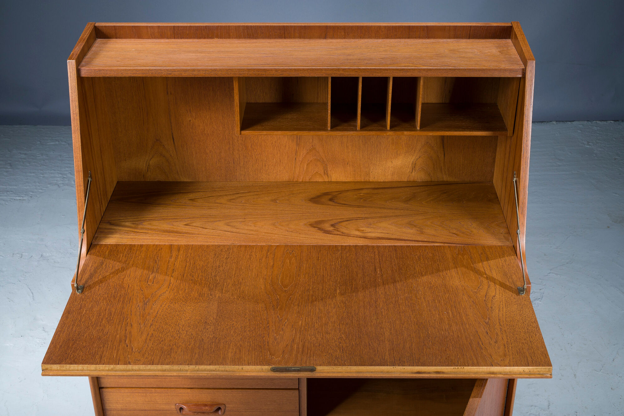 Mid-Century Danish Bureau Teak Secretary, 1960s