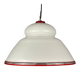 White Murano Suspension Lamp, Italy, 1970s