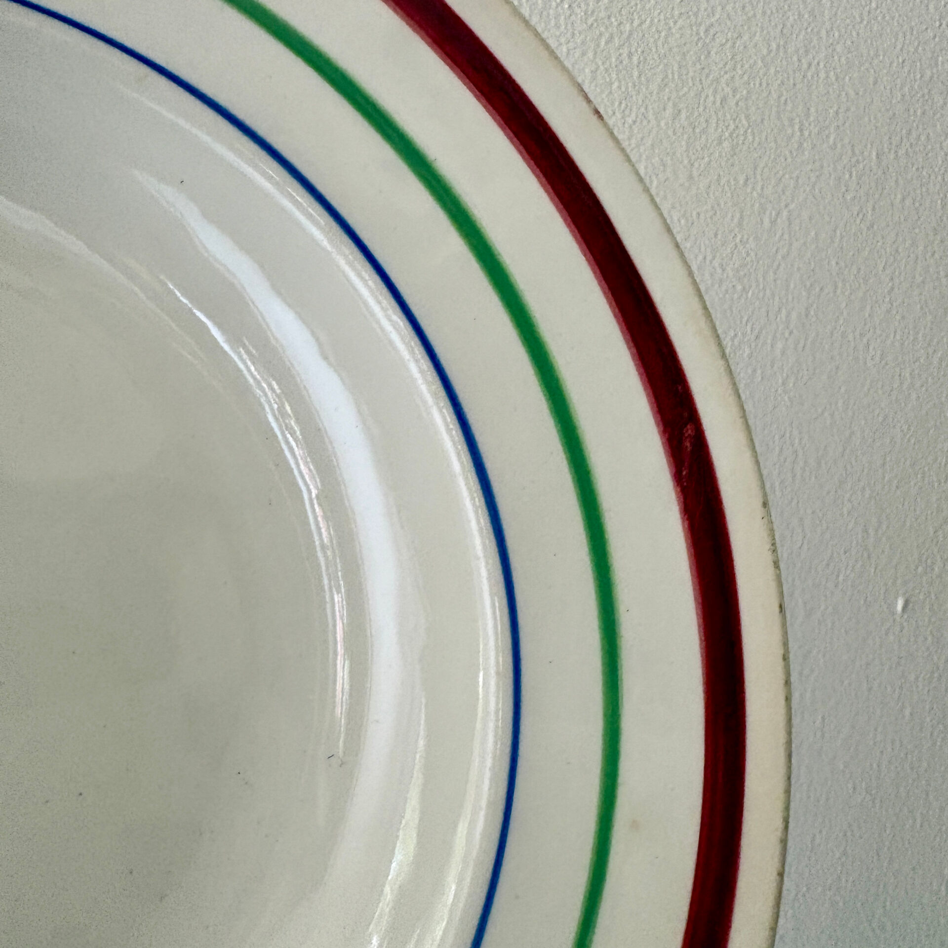 Set of 6 vintage deep plates, Gildas models