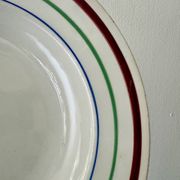 Lot de 6 assiettes creuses vintage, modèles Gildas