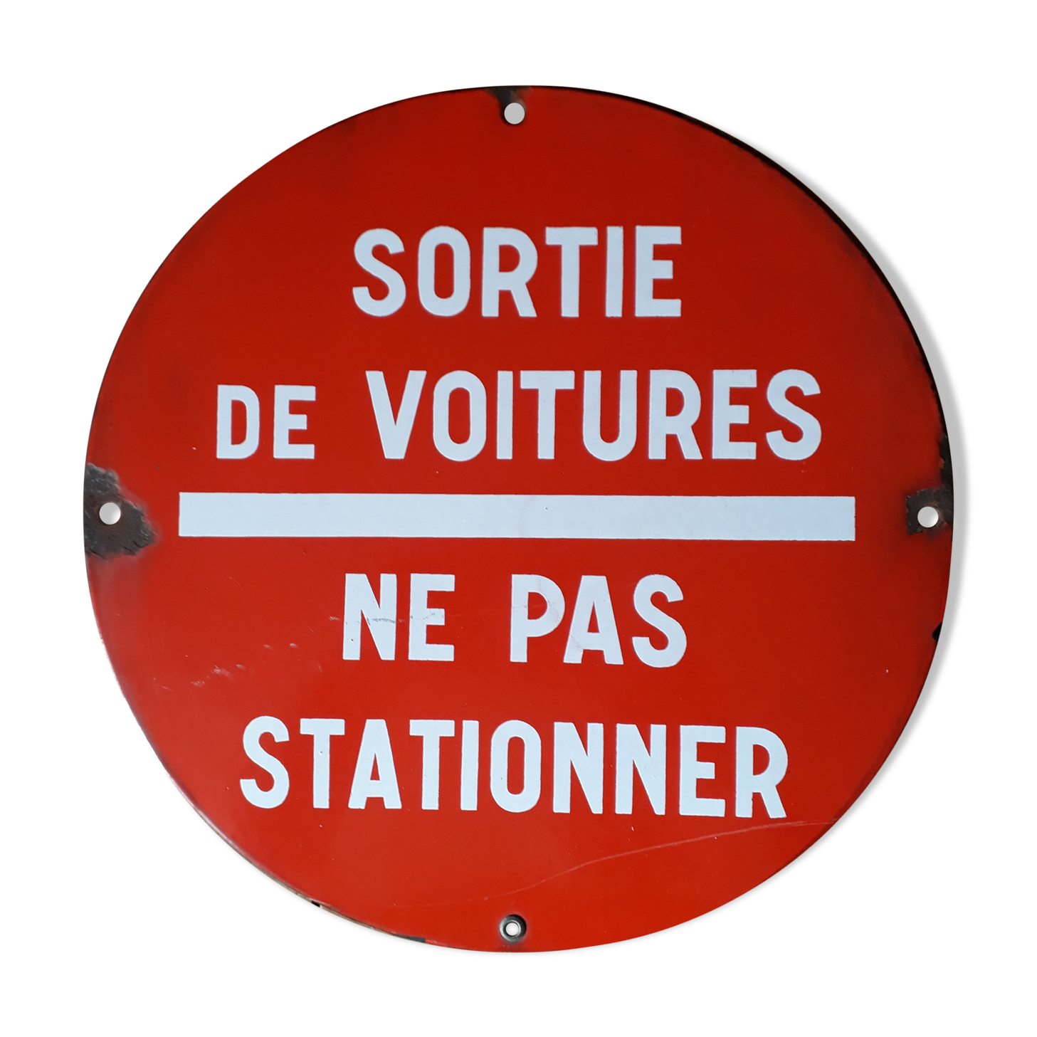 Old plate diameter 30 cm deco loft garage