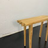 Solid oak console