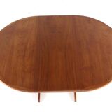 Round extendable dining table 2x 'Ulfborg' by VV Møbler Spøttrup - Danish